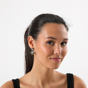 Aros Mediano Gabby Dorado Humana