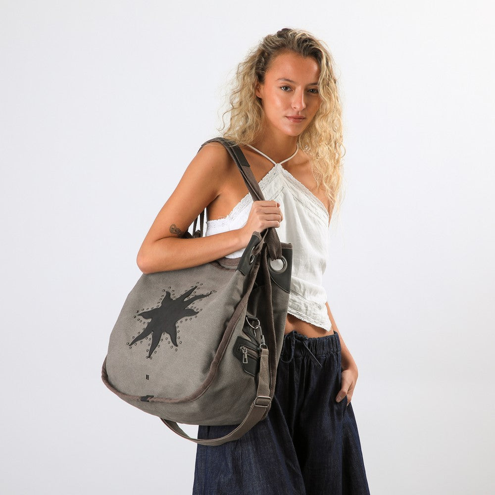 Cartera De Playa Grey Almare Humana
