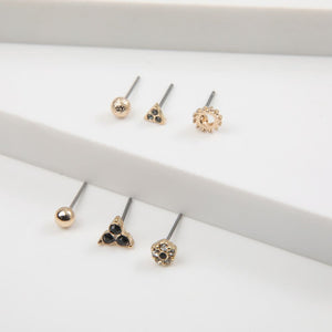 Aros Set Nadia Dorado i-D