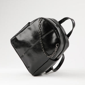 Mochila Danae Ecocuero con cadena Humana