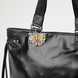 Llavero Butter Mariposa Plateado Humana