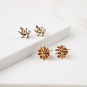 Aros Set Luz Dorado Humana