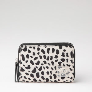 Billetera mediana Amelie Nylon Blanco ID