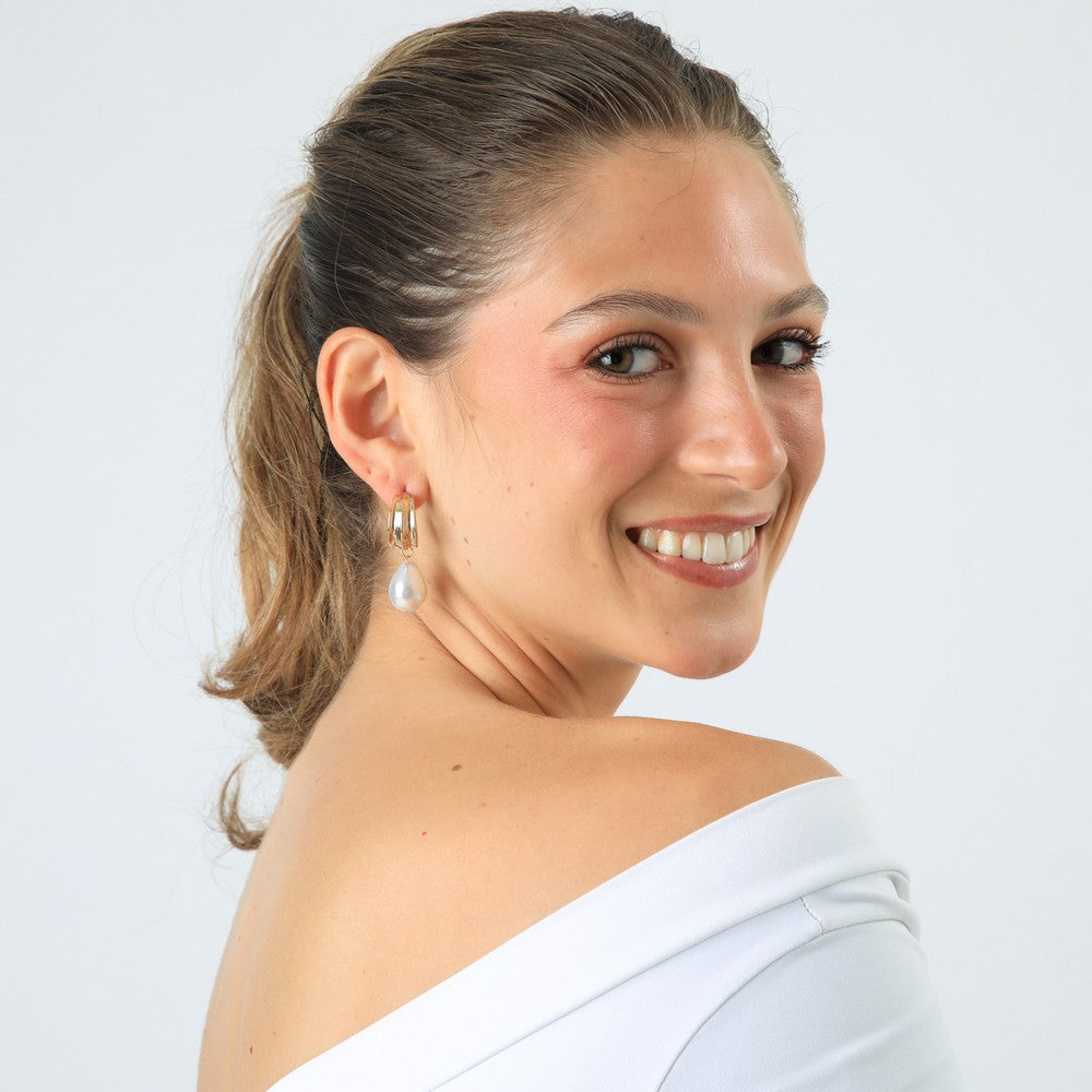 Set De Aros Guada Plateado Humana