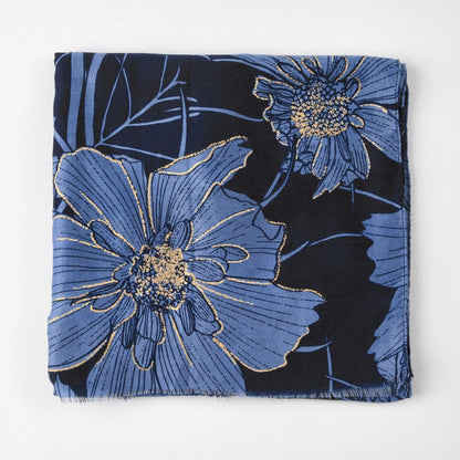Pañuelo Estampado Ema Azul Tatienne