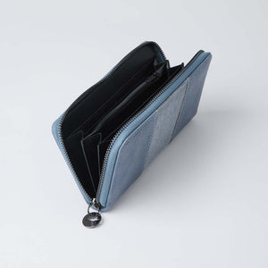 Billetera Grande Basement Azul Tatienne