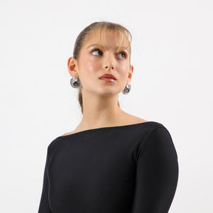 Aros Pegado Tasi Plateado Humana