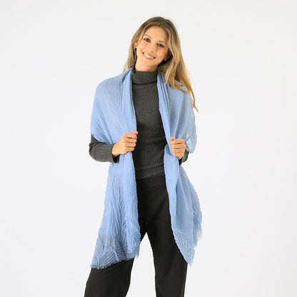 Pañuelo Liso Camille Blue Tatienne