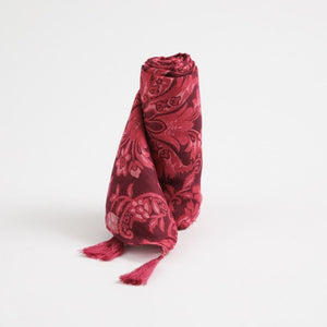 Pañuelo Estampado Abel Burdeo Borlas Humana