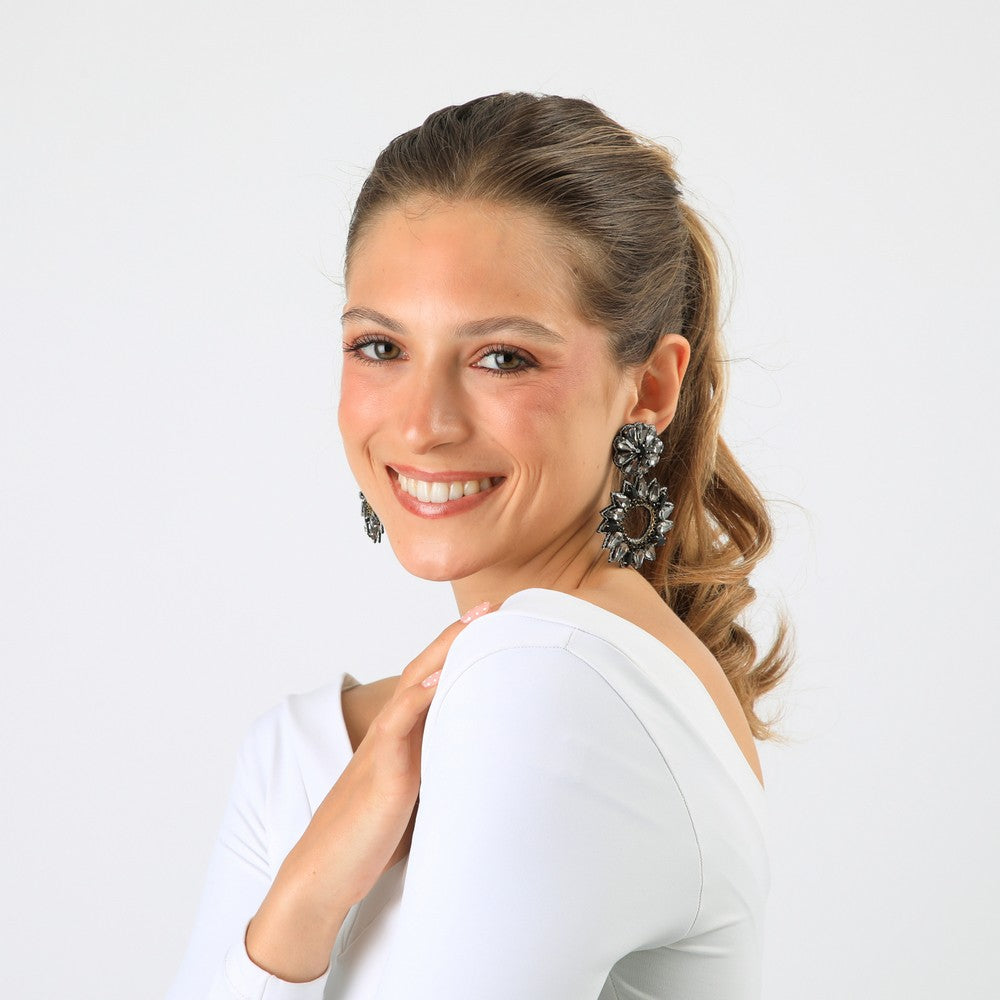 Aros Largos Sun Dorado Humana