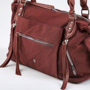 Cartera Cruzada Vittoria Mini Burgundy Humana