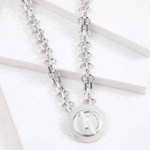 Collar Cadena Plateado Humana