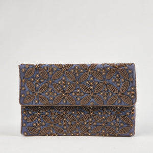 Cartera Clutch Elliot Blue Azul Humana