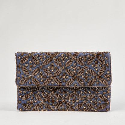 Cartera Clutch Elliot Blue Azul Humana