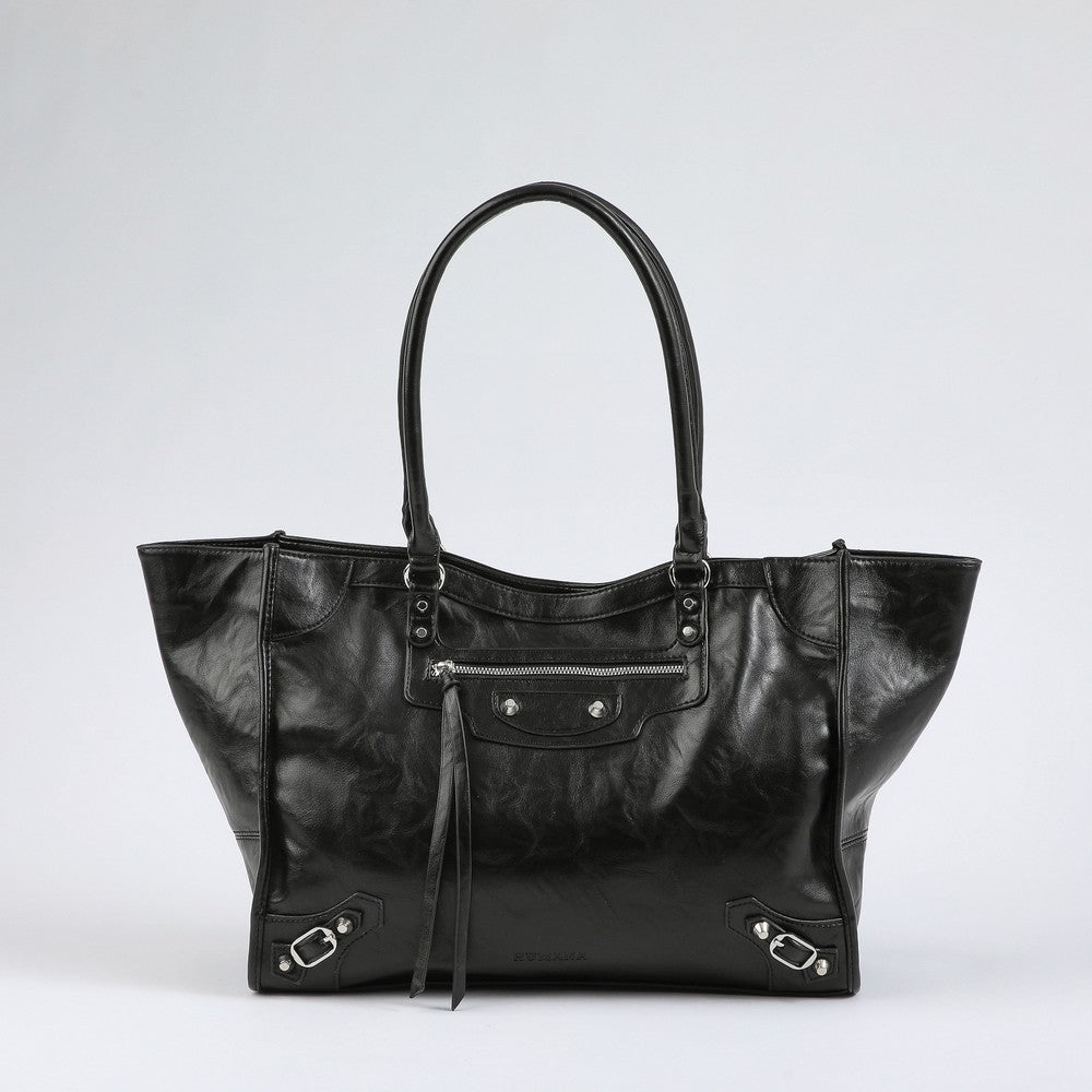 Cartera Tote Mia Black Humana
