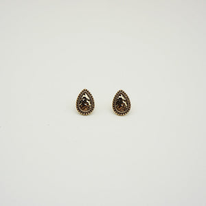 Aros Pegados Gota Dorados Tatienne