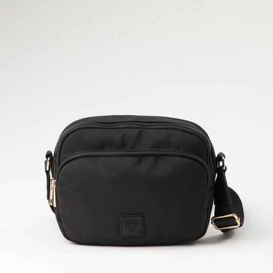 Cartera Bandolera Nylon Gijon Negro  i-D