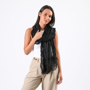 Pañuelo Solido Zoe Negro Tatienne