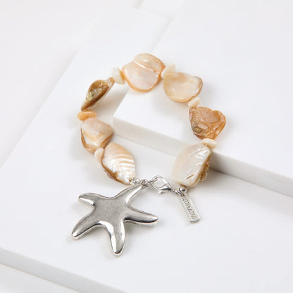 Pulsera Blanda Wave Plateado Humana