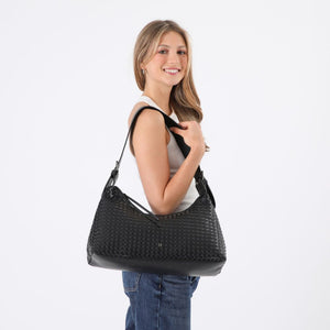 Cartera Bandolera Iris Ecocuero Negro Humana