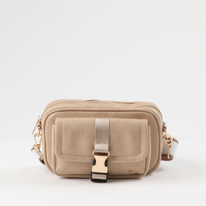Cartera Bandolera Bignonia Ecocuero beige ID