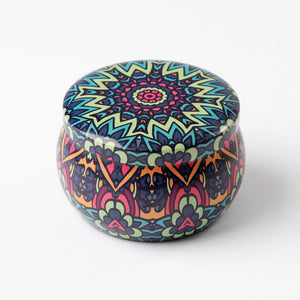 Joyero Metálico Mandala Verde Humana