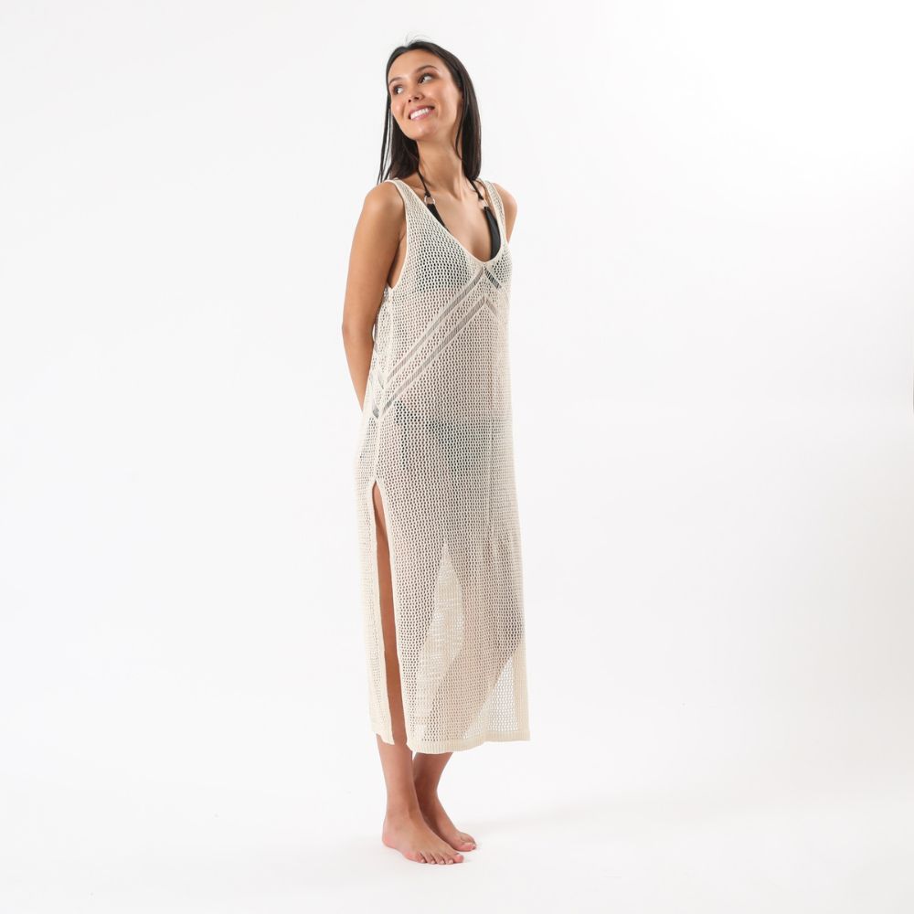 Kimono Menorca Beige Tatienne