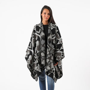 Poncho  Marit Negro Tatienne