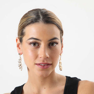 Aros Largo CAroslina Dorado i-D