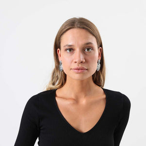 Aros Mediano Ozzy Plateado Humana