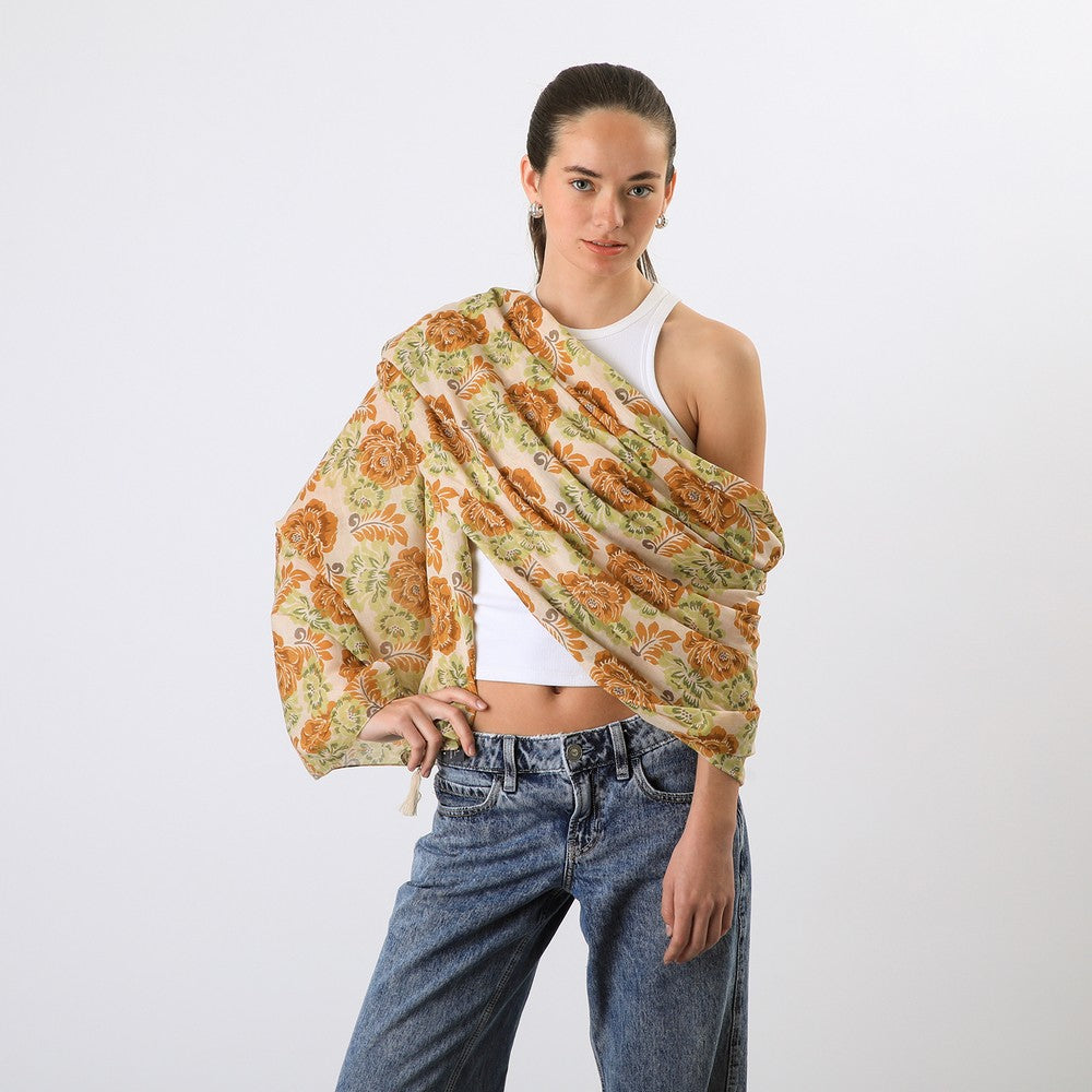 Pañuelo Estampado Dylan Beige Humana