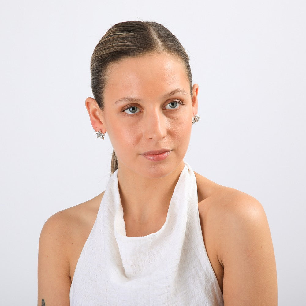 Set De Aros Breeze Plateado Humana