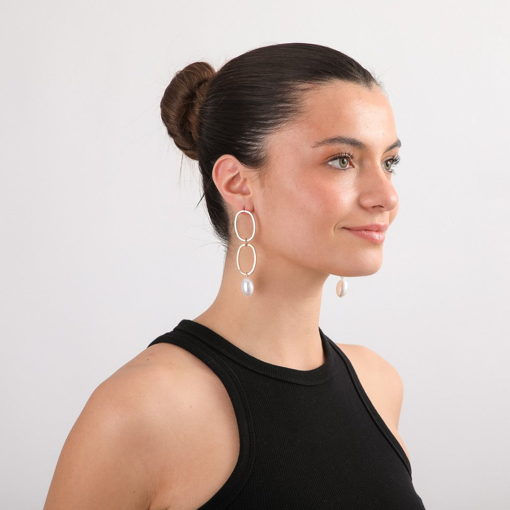 Aros Largos Keila Dorado I-D
