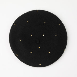 Gorro Boina Emma Negro Tatienne