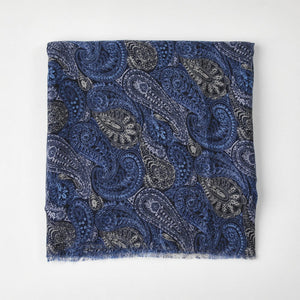 Pañuelo Estampado Malaga Azul I-D