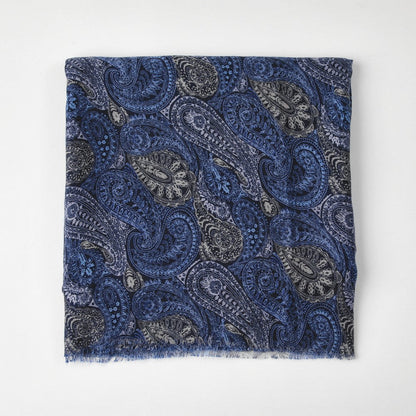Pañuelo Estampado Malaga Azul I-D