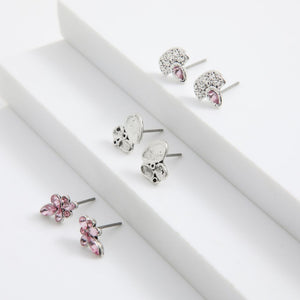 Set de 3 aros Guadalupe Plateado ID