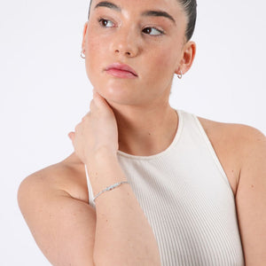 Pulsera Dafne Plateado ID