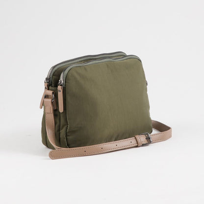 Cartera Bandolera Cosi Nylon Verde Humana