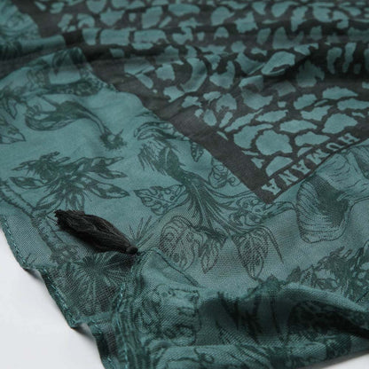 Pañuelo Estampado Almansa Verde Humana