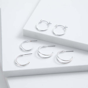 Set Aros Smith Plateados i-D