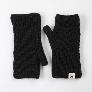 Guante Trenza Negro Humana