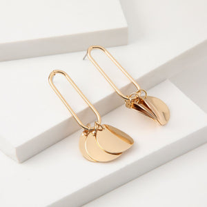 Aros Largo Punchy Paisley 9 Dorado i-D