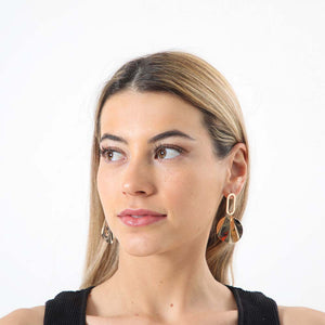 Aros Largos Stones Dorados i-D