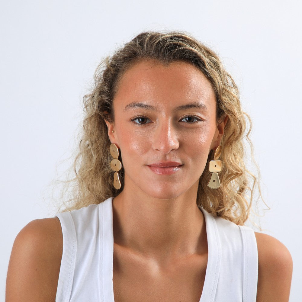 Aros Largos Zira Plateado Tatienne