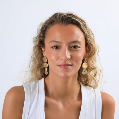 Aros Largos Zira Plateado Tatienne