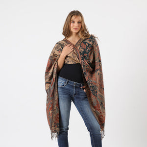 Pañuelo Jacquard Hayde Azul Humana