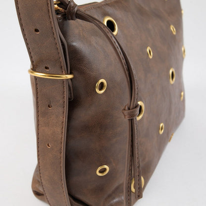 Cartera Hombro Angie Café Humana