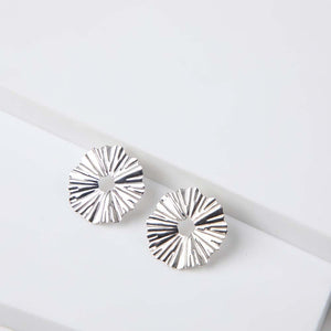 Aros Pegado Lila Plateado Humana