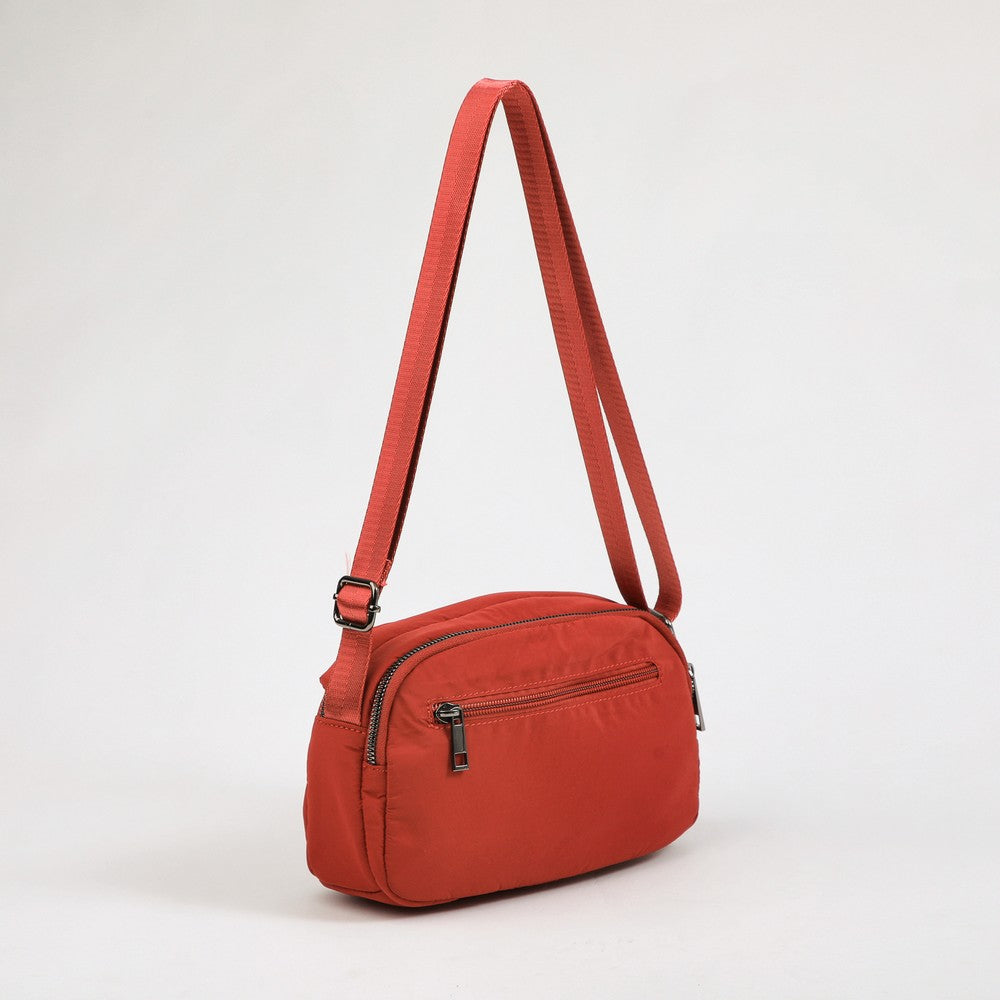 Cartera Cruzada Cuasia Burgundy I-D